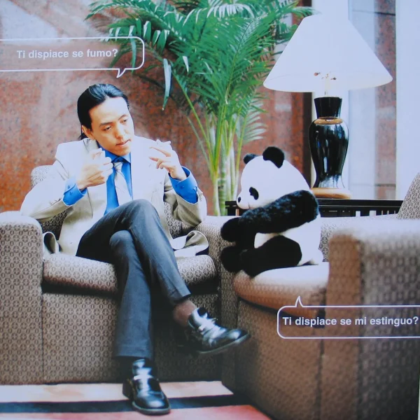 Zhao Bandi e il panda