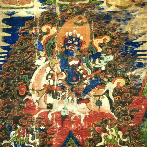 Thang-ka di Palden Lhamo (Shridevi)