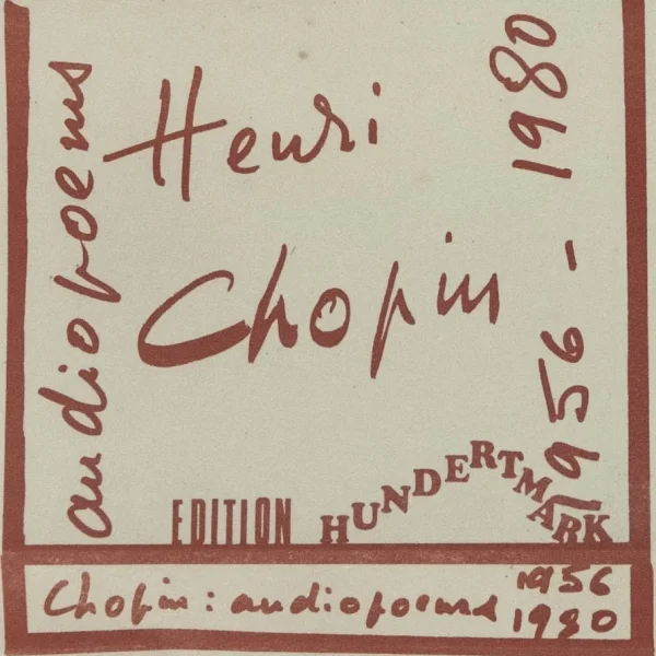 Audiopoems 1956-1980