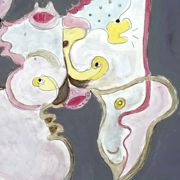 2 personaggi con 2 bocche e 1 piede