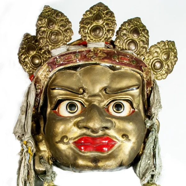 Maschera rituale per danza Tsam di Padmasambhava