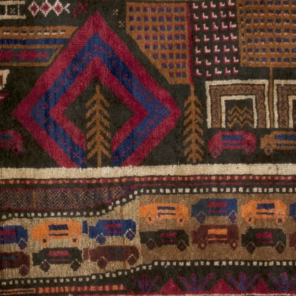 Tappeto con la città