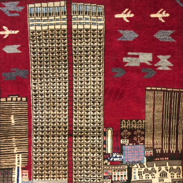 Tappeto con la città