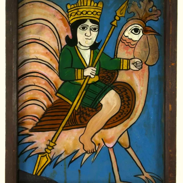 Olio su vetro (eglomisé)