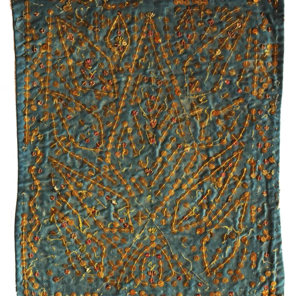 Albero della vita. Ricamo-talismano zoroastriano matrimoniale di buon augurio.