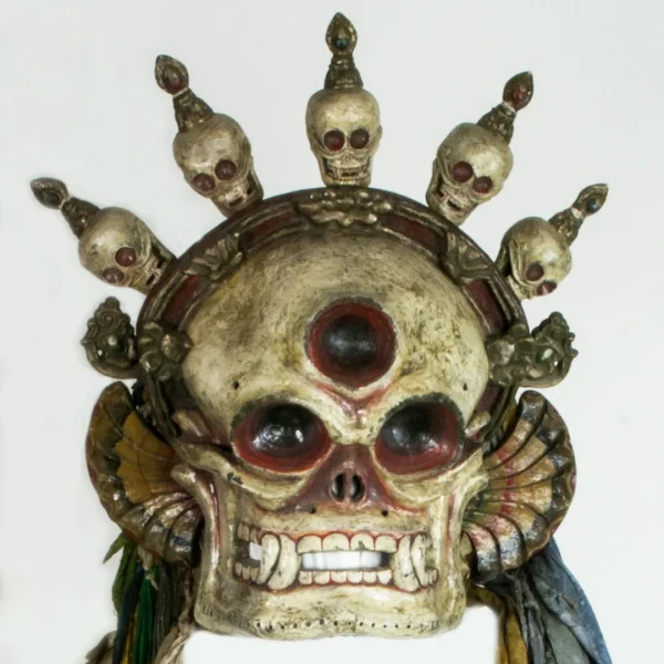 Maschera rituale per danza Tsam dei Chitipati