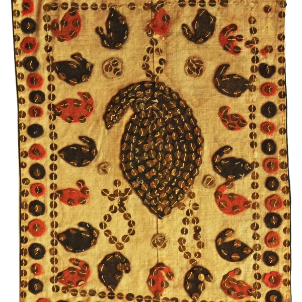 Albero della vita. Ricamo-talismano zoroastriano matrimoniale di buon augurio.