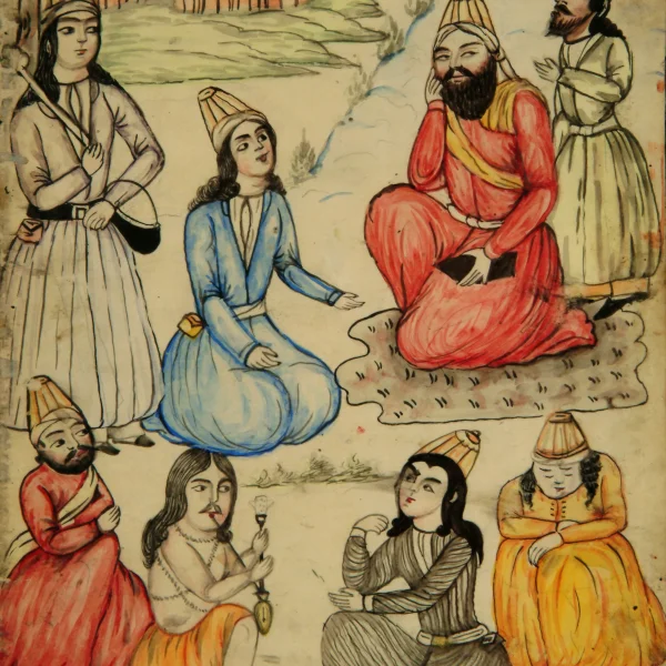 Gruppo di mistici in meditazione