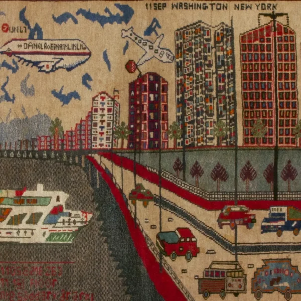 Tappeto con la città