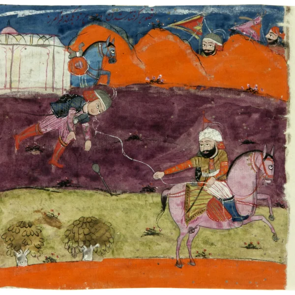 Faramarz atterra Sarzad Sciah Namè (Libro dei Re)