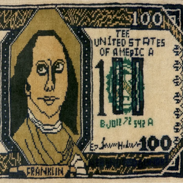 Tappeto con il dollaro