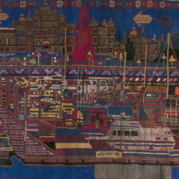 Tappeto con la città