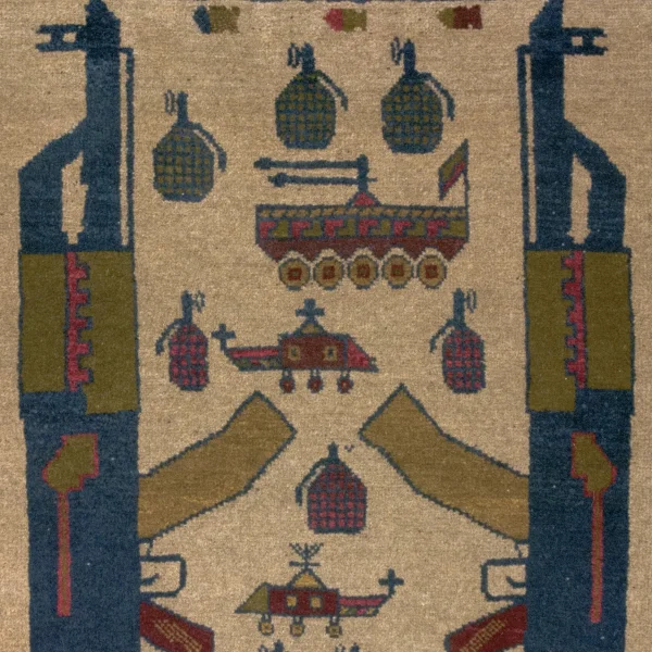 Tappeto con le armi