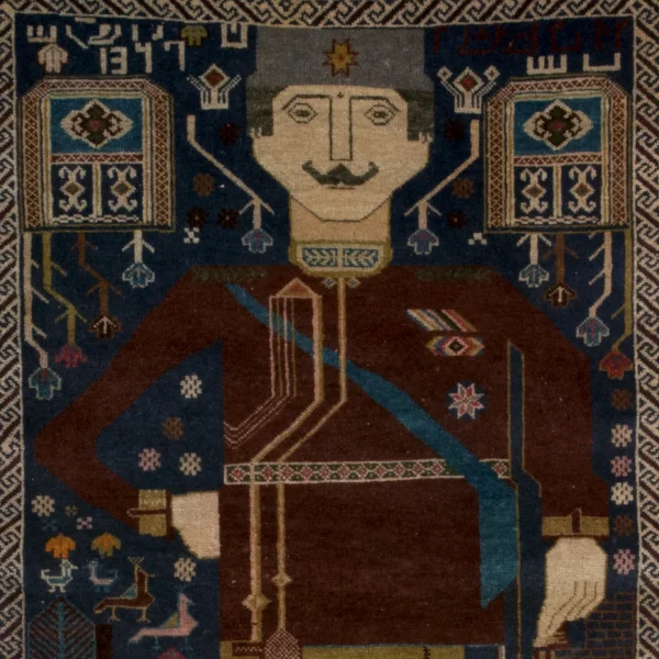 Tappeto con il ritratto