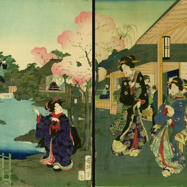 Bijin-ga (ritratto) e Meisho (paesaggio)