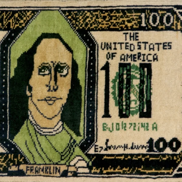 Tappeto con il dollaro