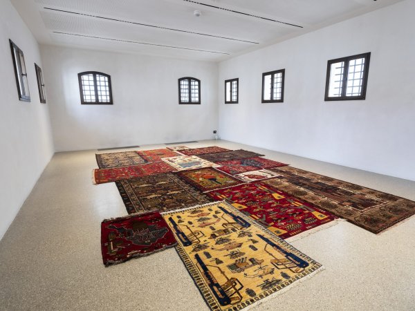 I War Rug della FSP alle Gallerie delle Prigioni per la nuova mostra di Imago Mundi