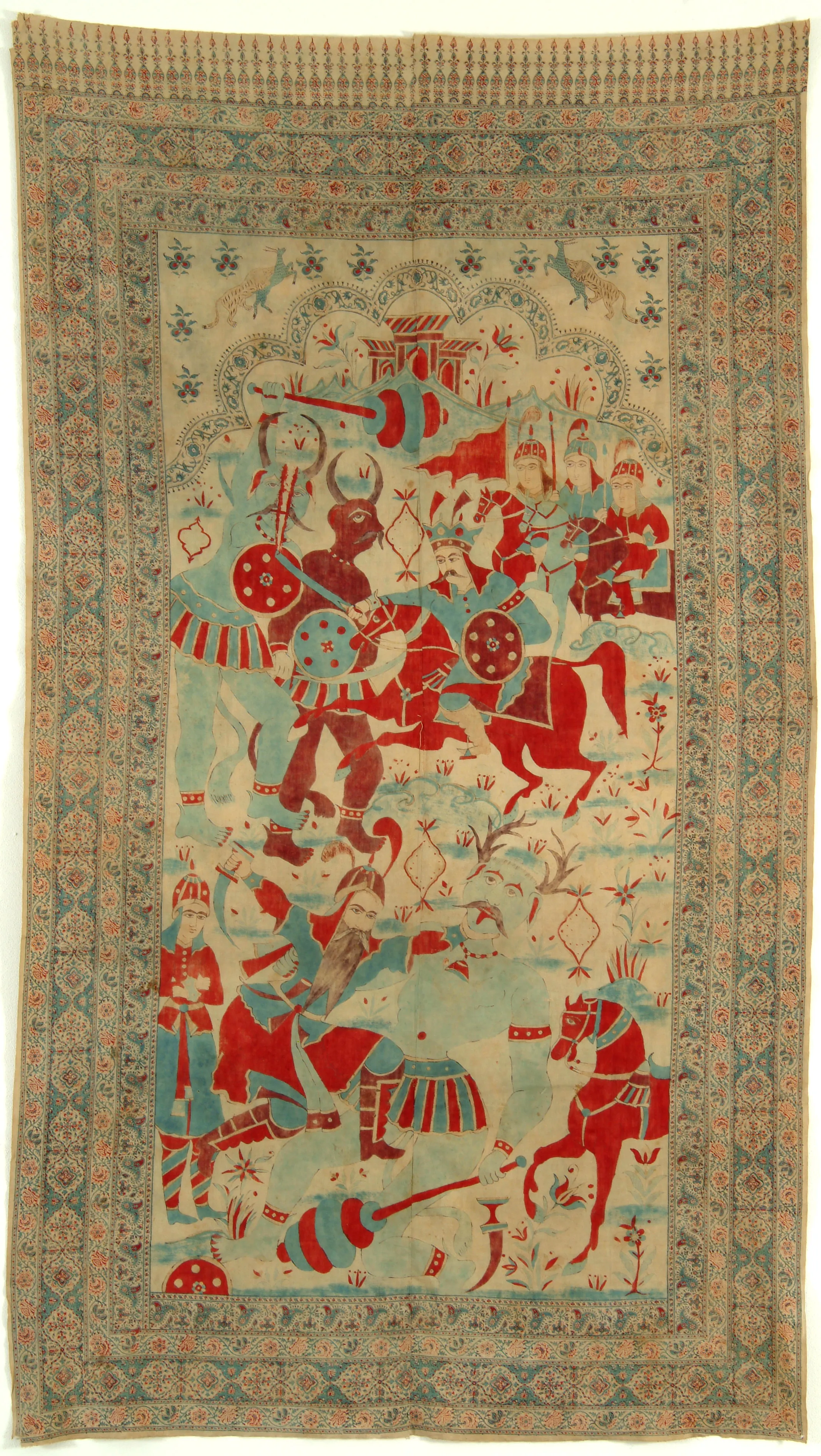 Rostam in battaglia con mostri e diavoli… (Libro dei Re)