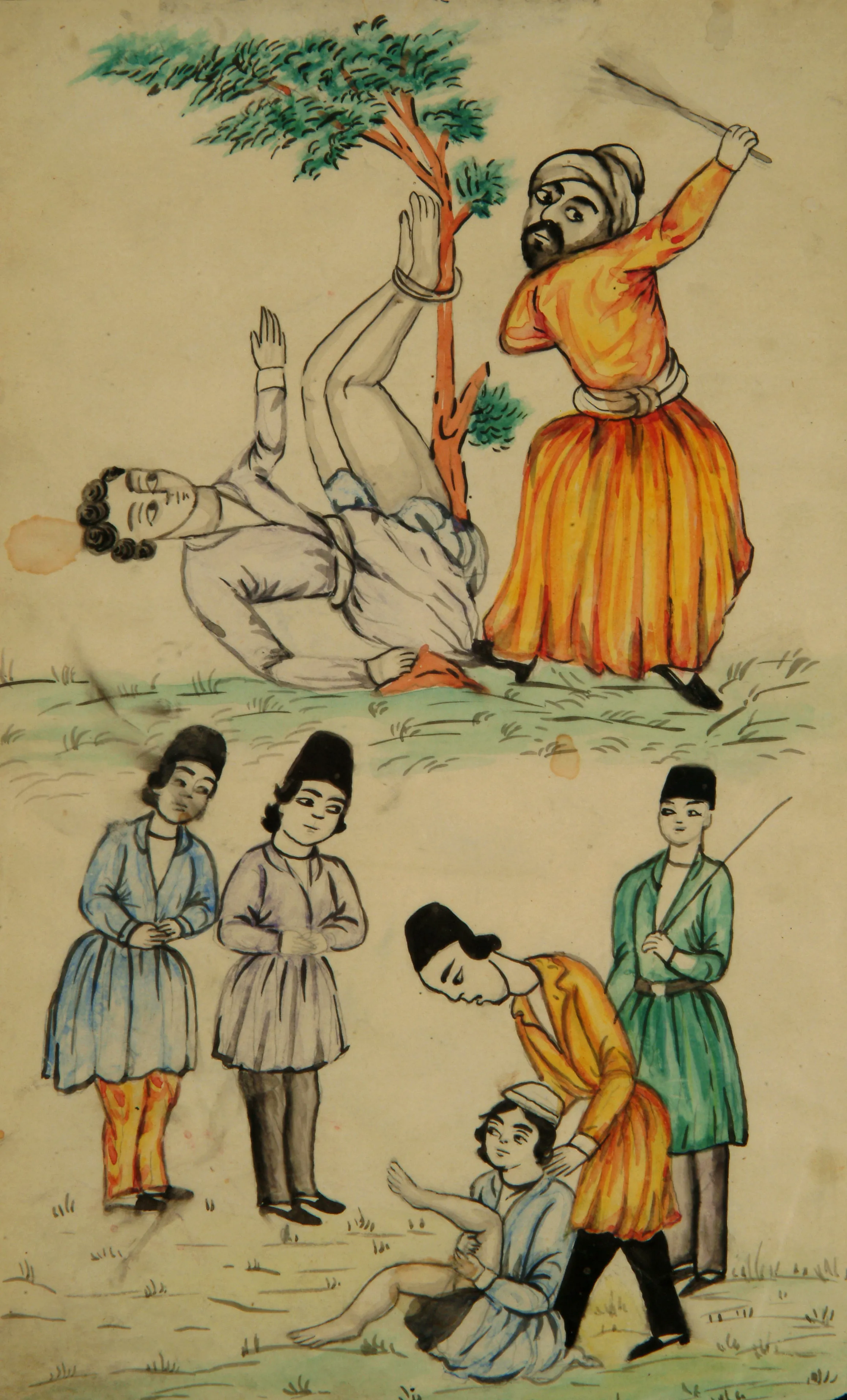 Maestro punisce un discepolo - "Via" dei Sufi